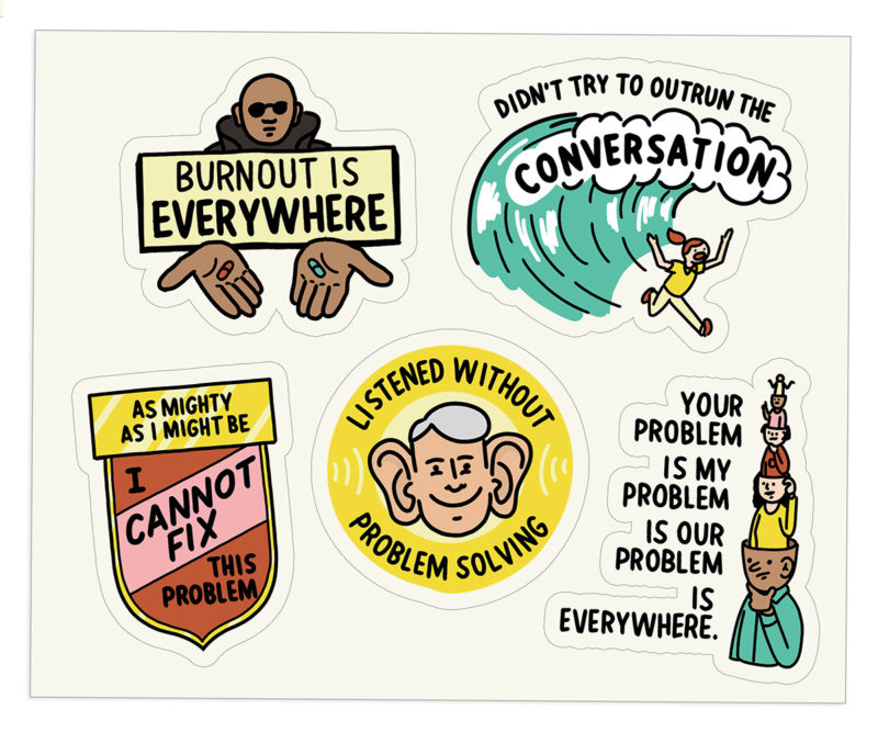 The Bent Good Boss Achievement Stickers Burnout Edition