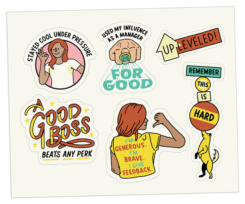 The Bent Good Boss Achievement Stickers Expansion Pack