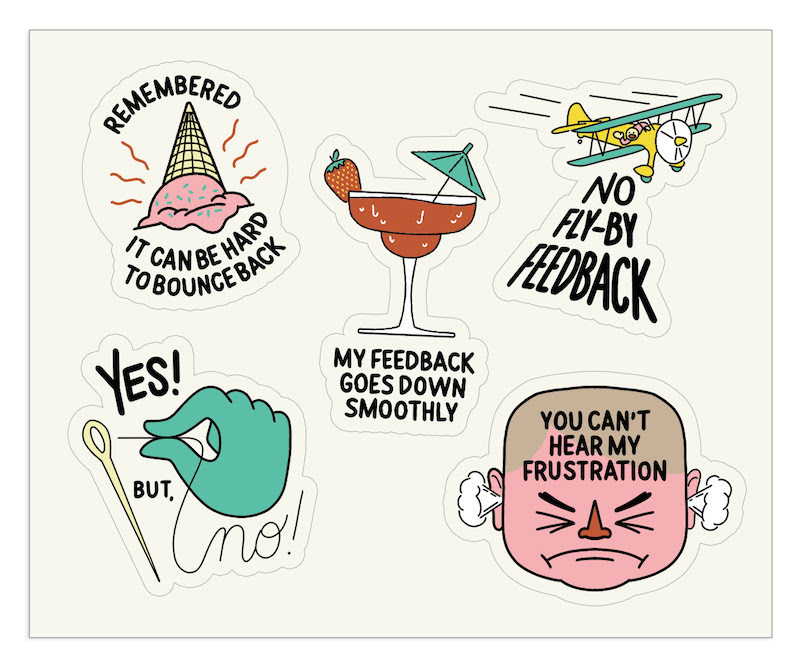 The Bent Good Boss Achievement Stickers YbN Edition