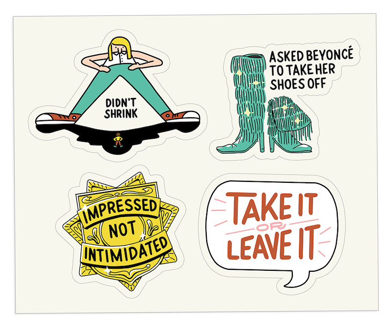 The Bent Good Boss Achievement Stickers Intimidated Interviewer Edition